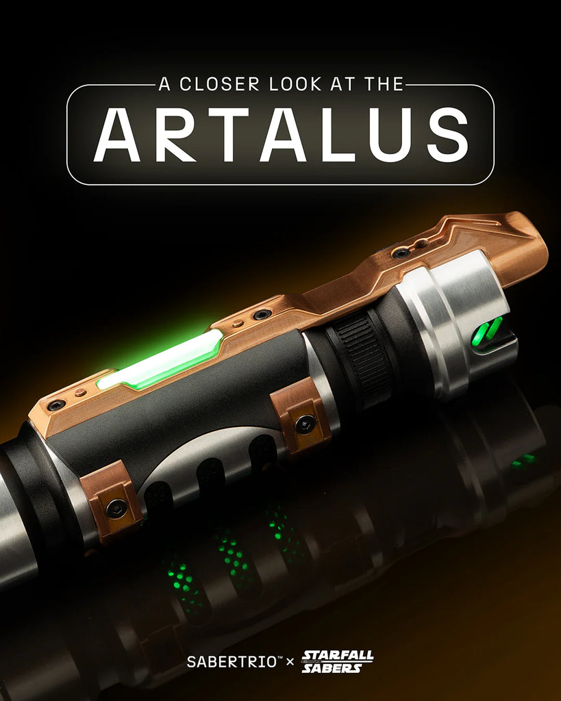 Kyle Katarn-inspired custom neopixel lightsaber