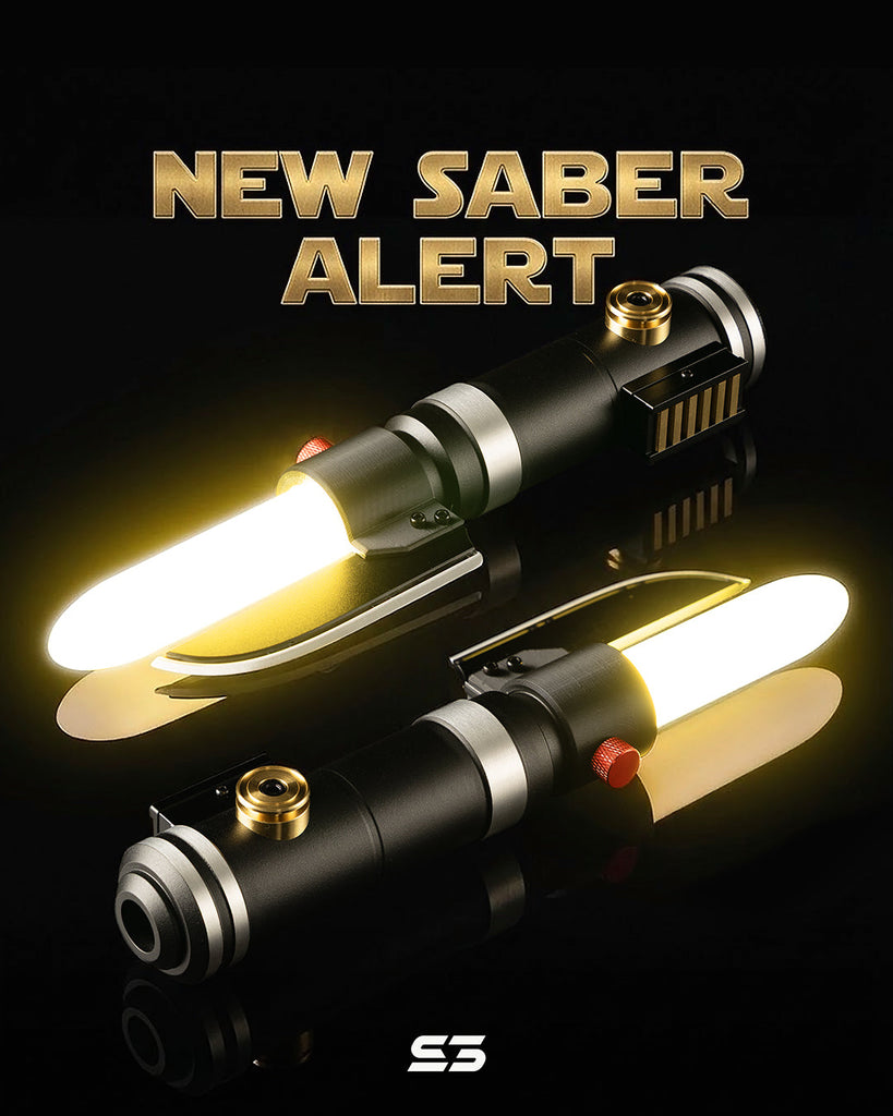 An Aria saber hilt with a modified emitter and an extremely short blade