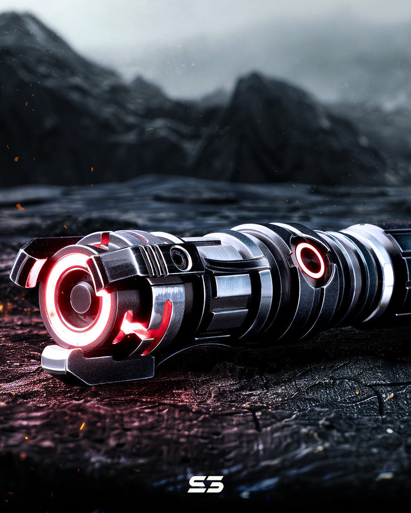 Sith-inspired custom neopixel lightsaber
