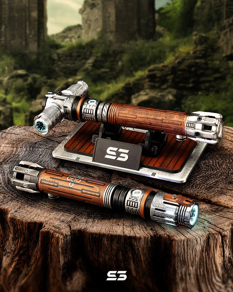 Celtic-inspired custom neopixel lightsabers