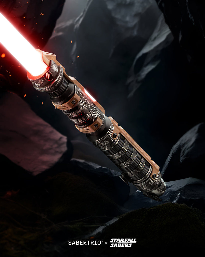 Ancient Sith-inspired custom neopixel lightsaber