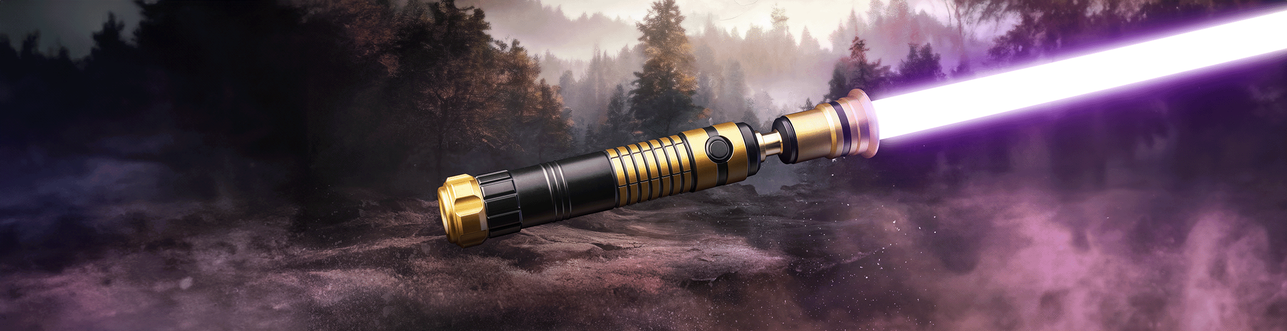 Aeryn custom lightsaber with precision design and Neopixel technology