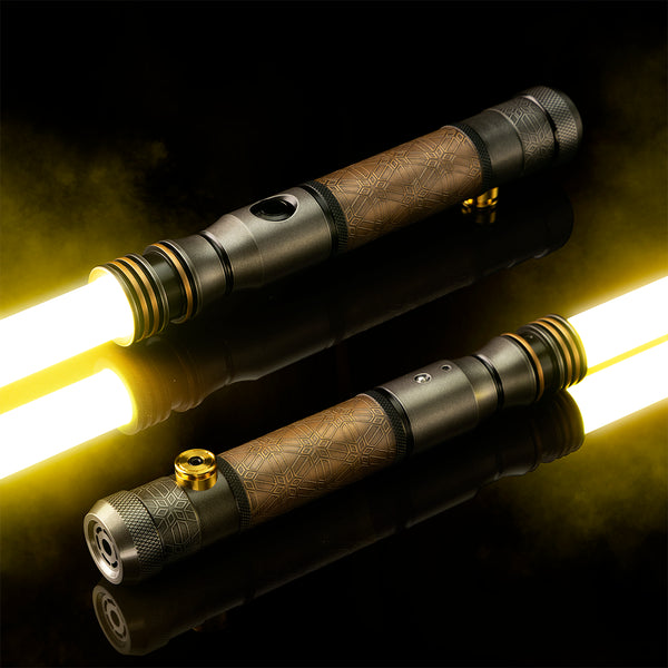 Sabertrio Arclyte “Hikari Goma” Legendary Neopixel lightsaber from the Ready To Ship collection.