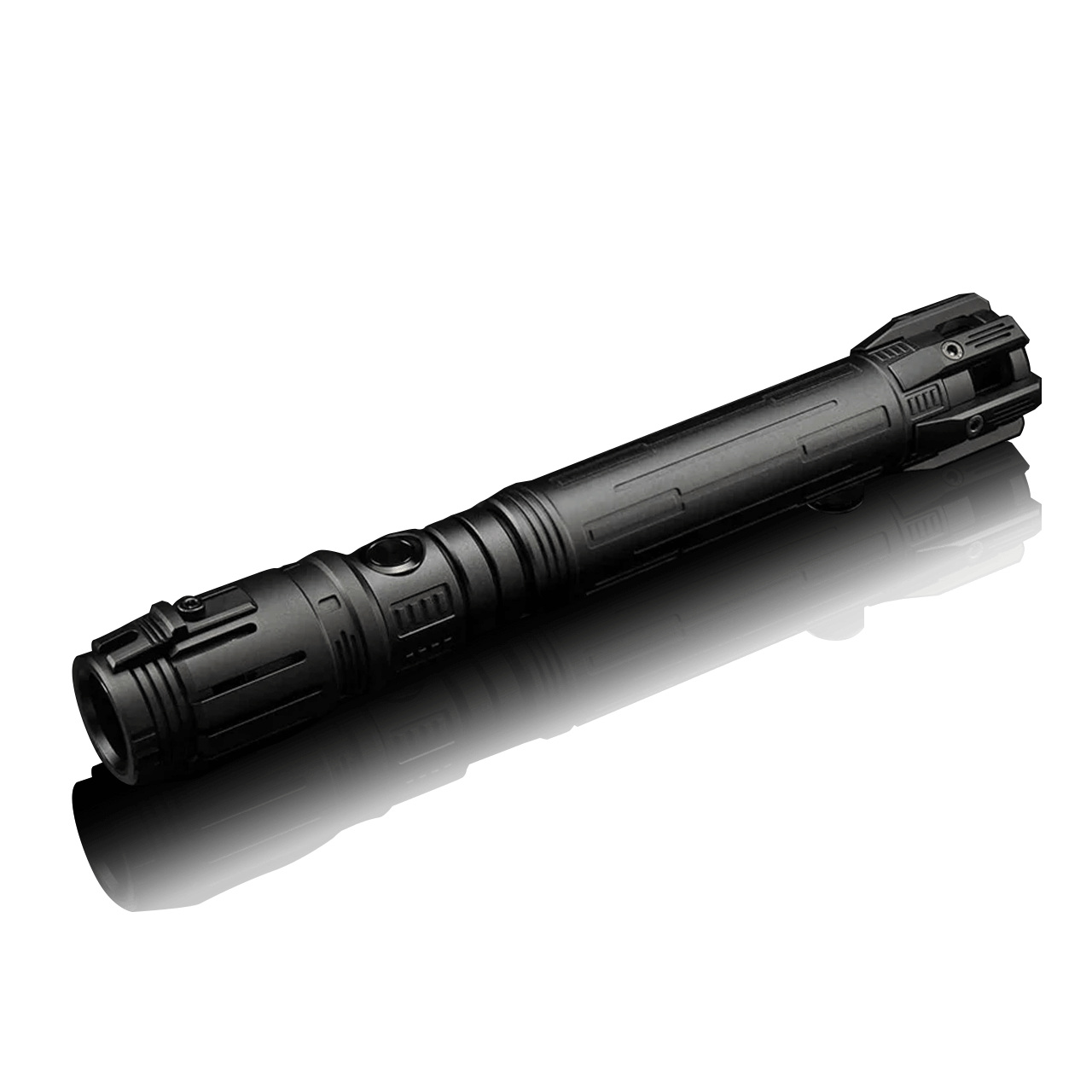 Sologaard custom lightsaber with Neopixel technology and twelve machined pieces