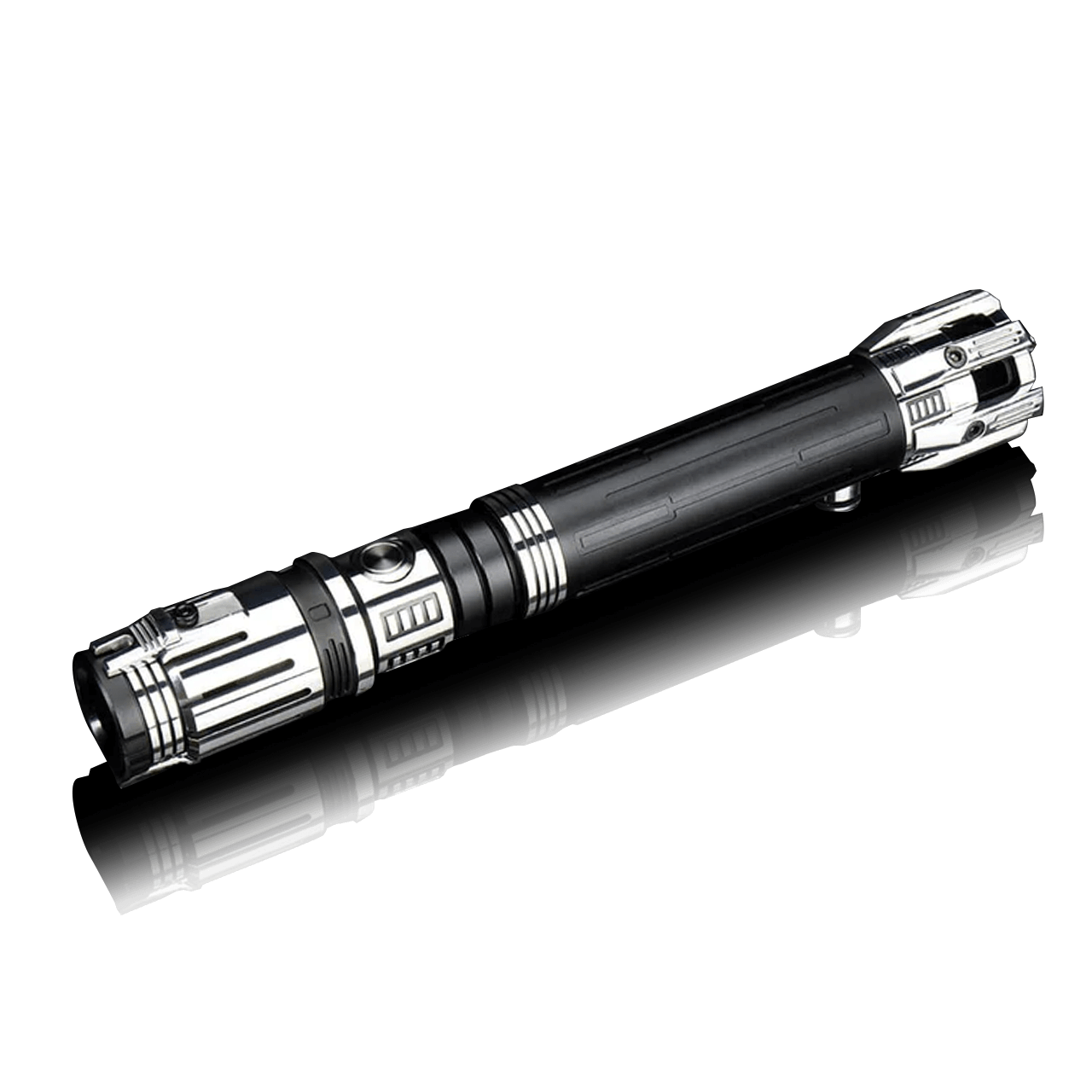 Sologaard custom lightsaber with Neopixel technology and twelve machined pieces