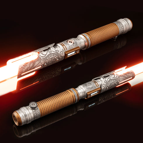 Sabertrio Senza “Critical Edge” Legendary Neopixel lightsaber from the Ready To Ship collection.
