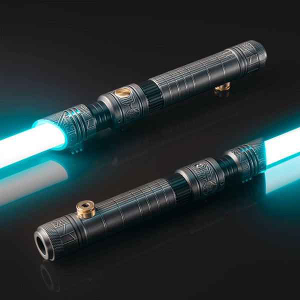 Sabertrio Skylar “Glacial Shard” Legendary Neopixel lightsaber from the Ready To Ship collection.