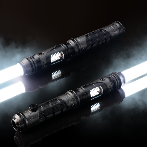 Sabertrio Solarien “Shadow Beskar” Legendary Neopixel lightsaber from the Ready To Ship collection.