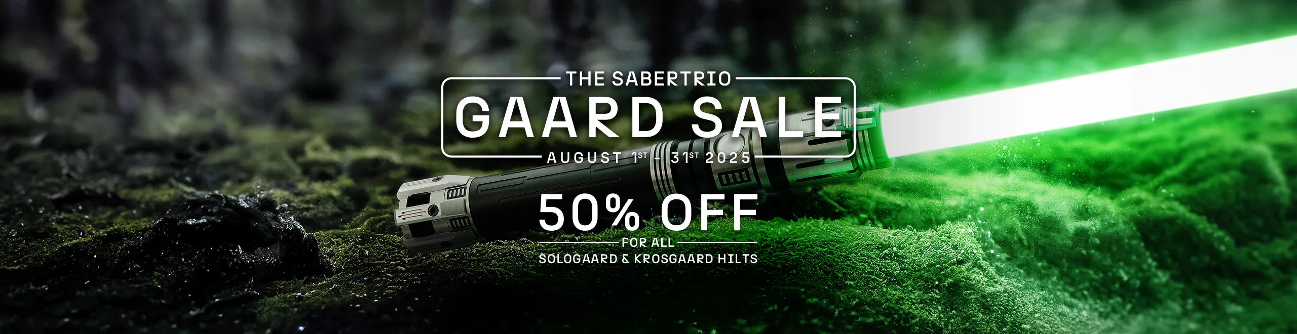 Sologaard custom lightsaber with Neopixel technology and twelve machined pieces
