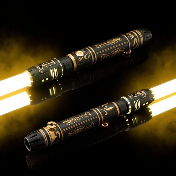 Sabertrio Vektra “Aegis Vaapadrin” Legendary Neopixel lightsaber from the Ready To Ship collection.