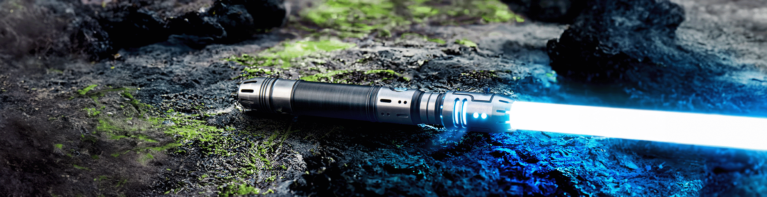 Vektra custom lightsaber with signature light ring and Neopixel technology