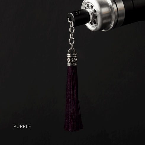 Ornate Tassel Silver Black - Sabertrio