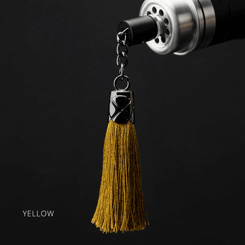 Armored Tassel Silver Black - Sabertrio