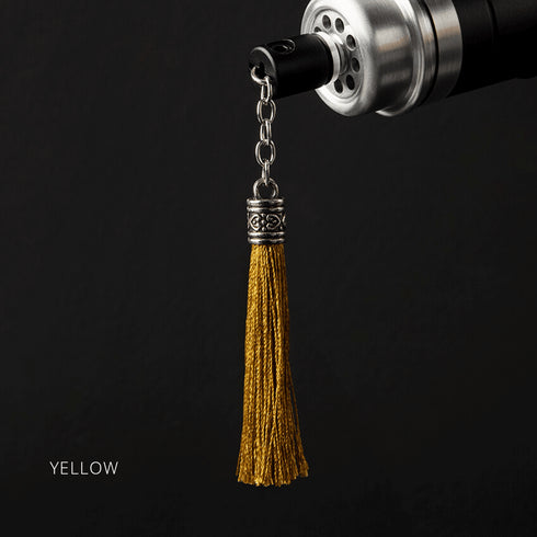 Ornate Tassel Silver Black - Sabertrio