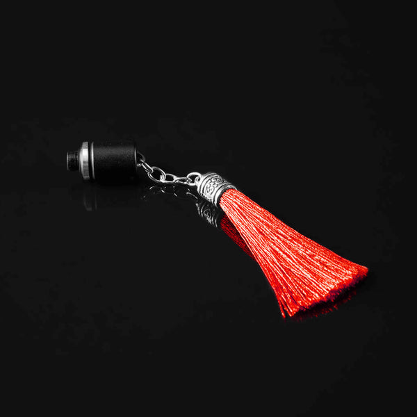 Ornate Tassel Silver Black - Sabertrio