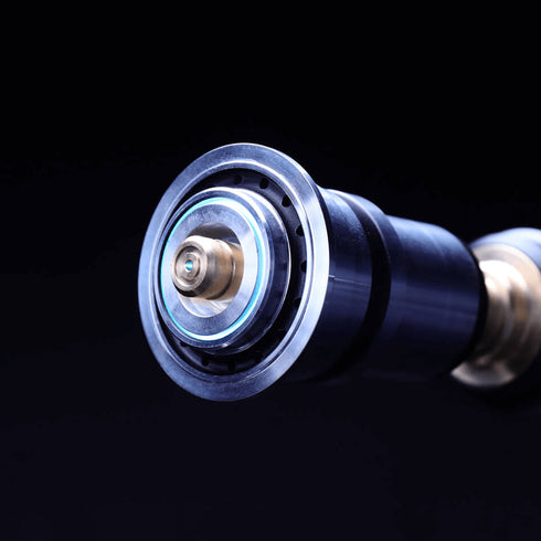 Brass Pin Blade Plug Silver Black - Sabertrio