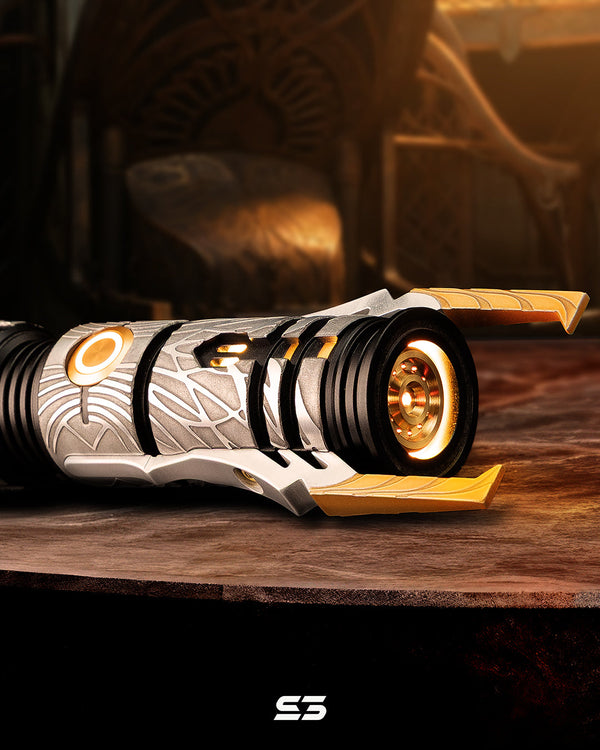 Lord of the Rings-inspired custom neopixel lightsaber