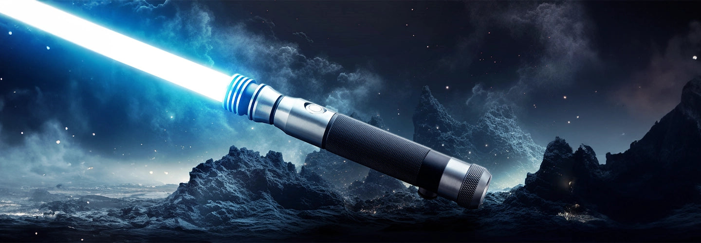Arclyte custom lightsaber with precision design and Neopixel technology