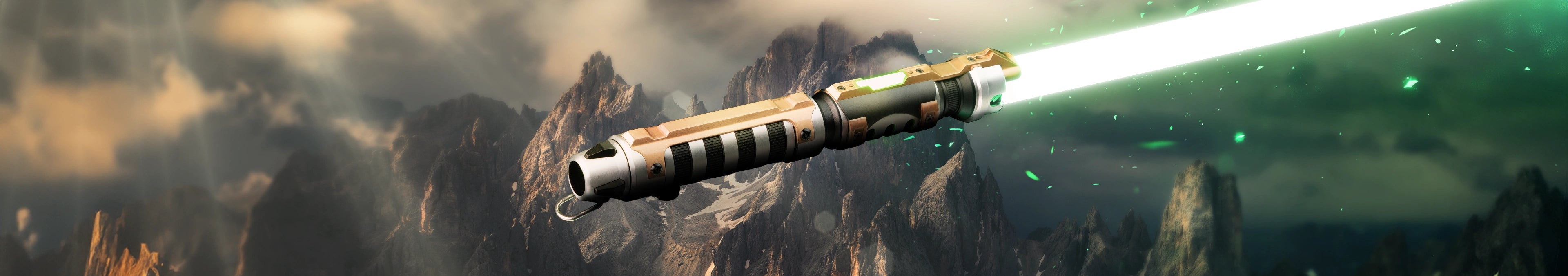 Artalus custom lightsaber with Neopixel technology and customizable hilt and blade options