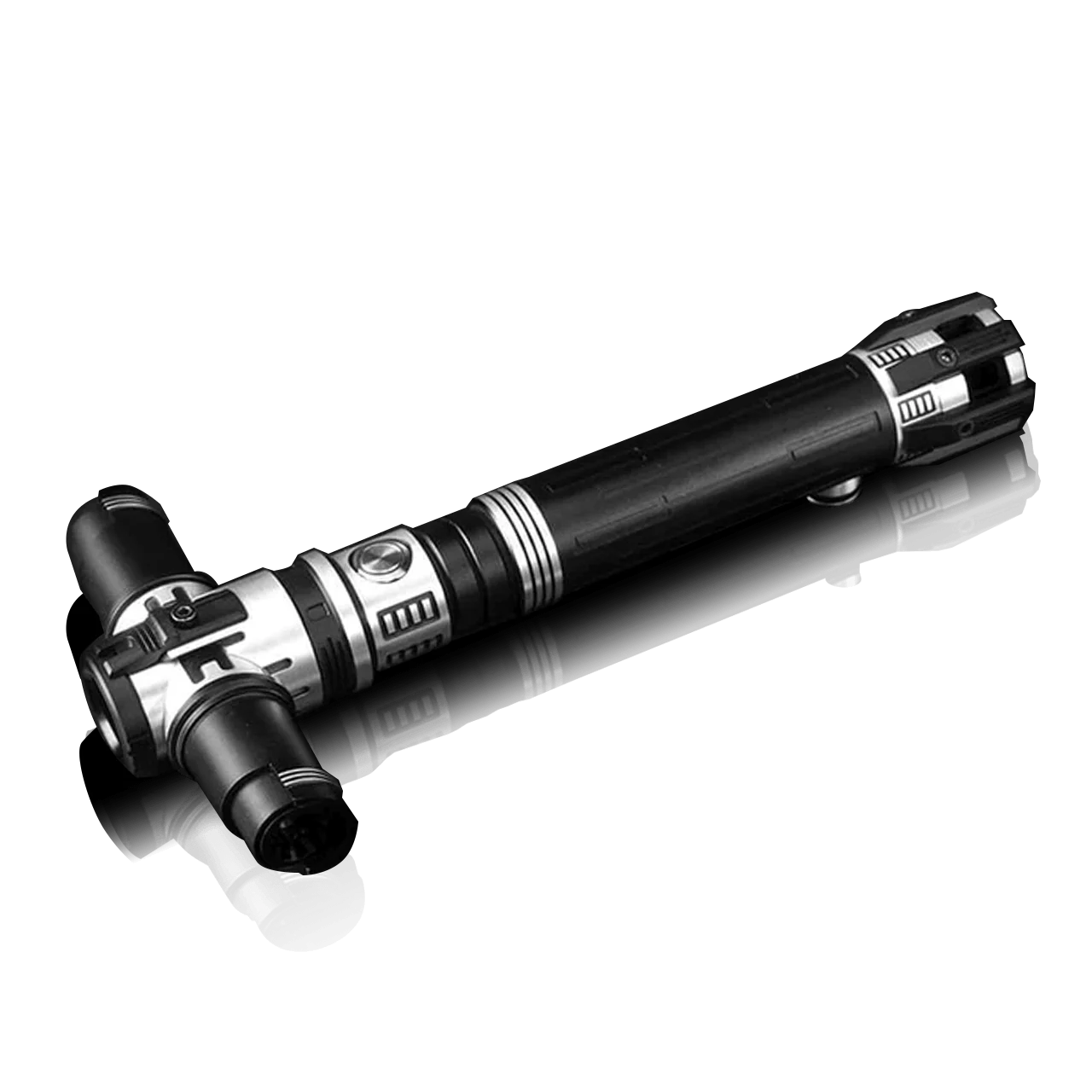 Krosgaard custom lightsaber with Neopixel technology and iconic side blades