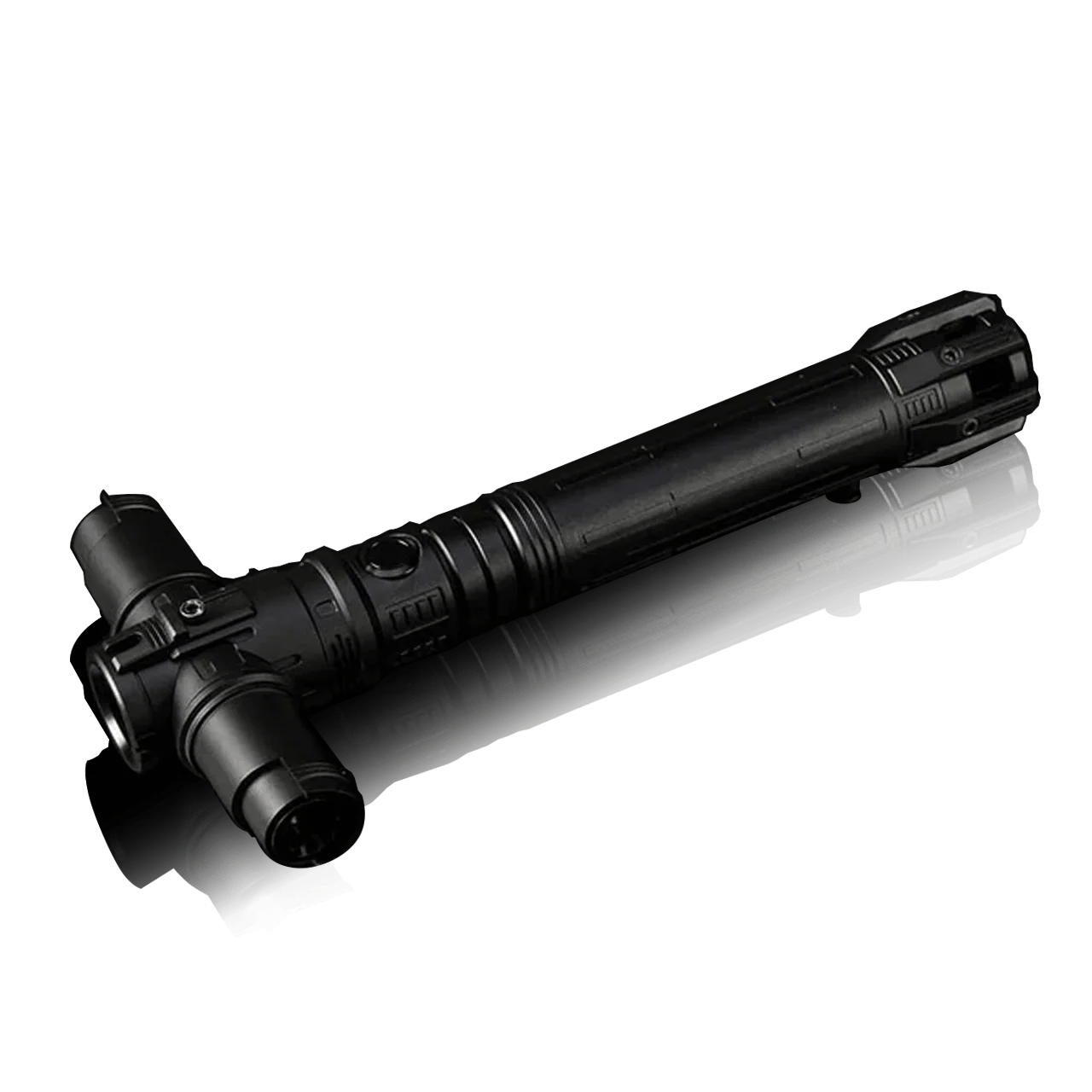 Krosgaard custom lightsaber with Neopixel technology and iconic side blades