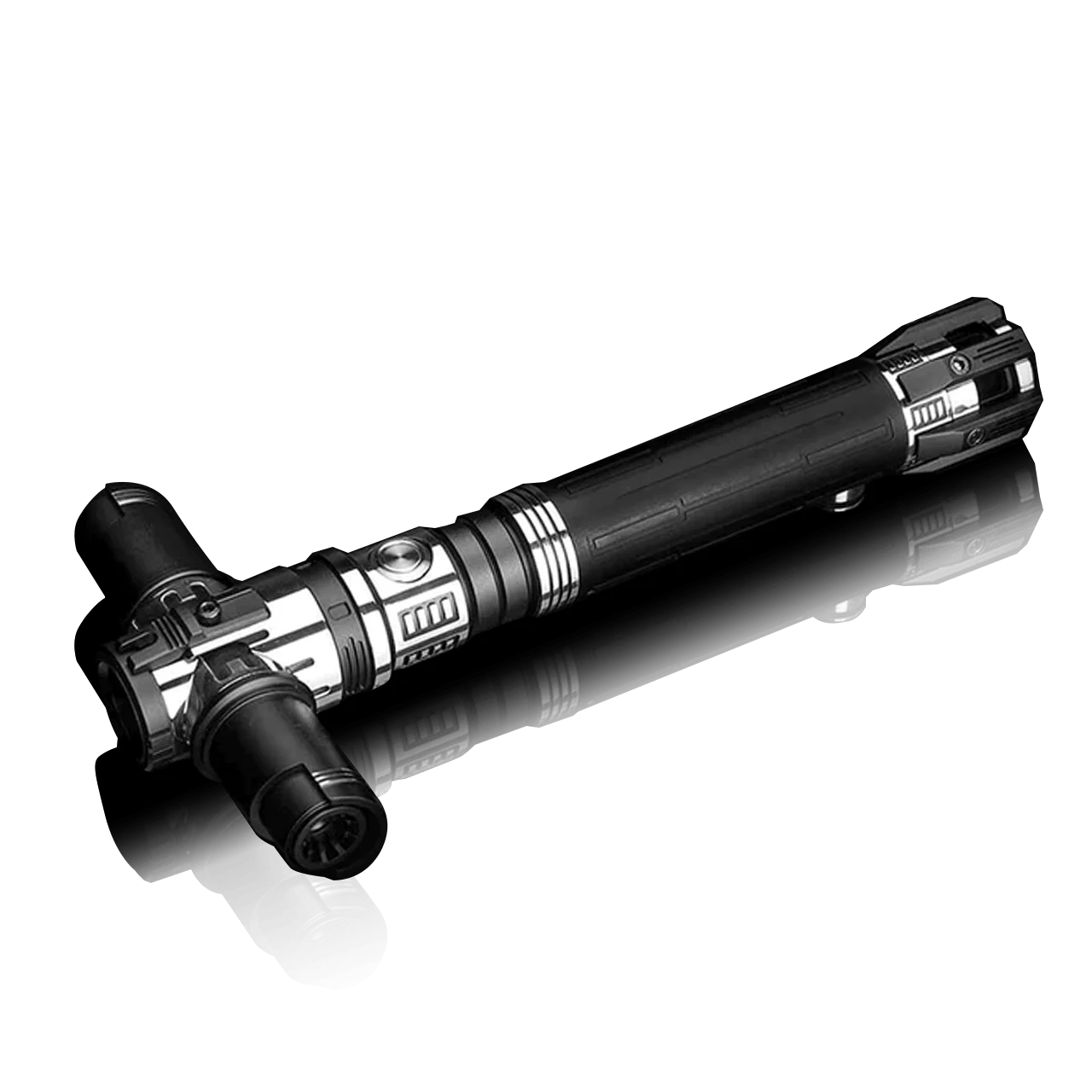 Krosgaard custom lightsaber with Neopixel technology and iconic side blades