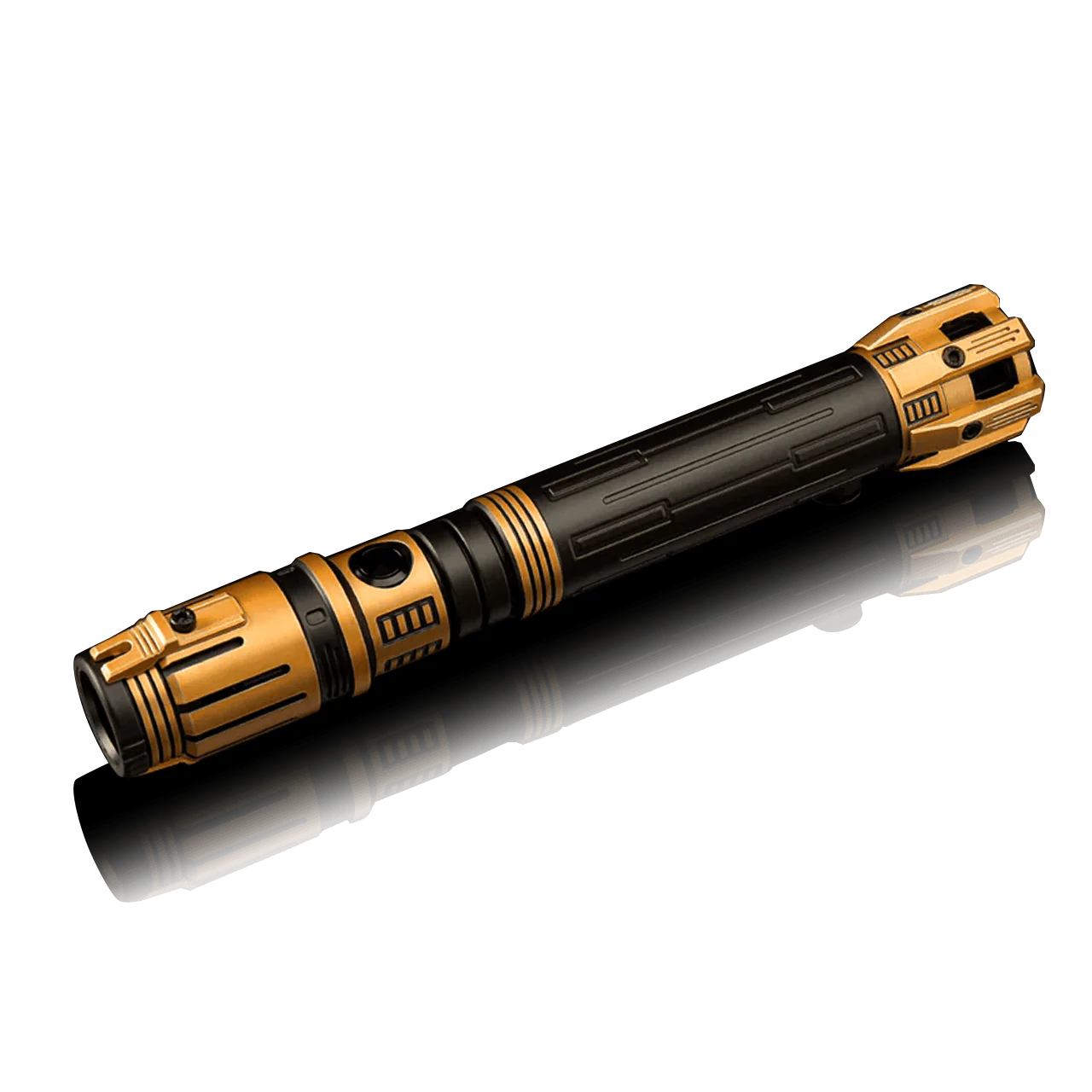 Sologaard custom lightsaber with Neopixel technology and twelve machined pieces