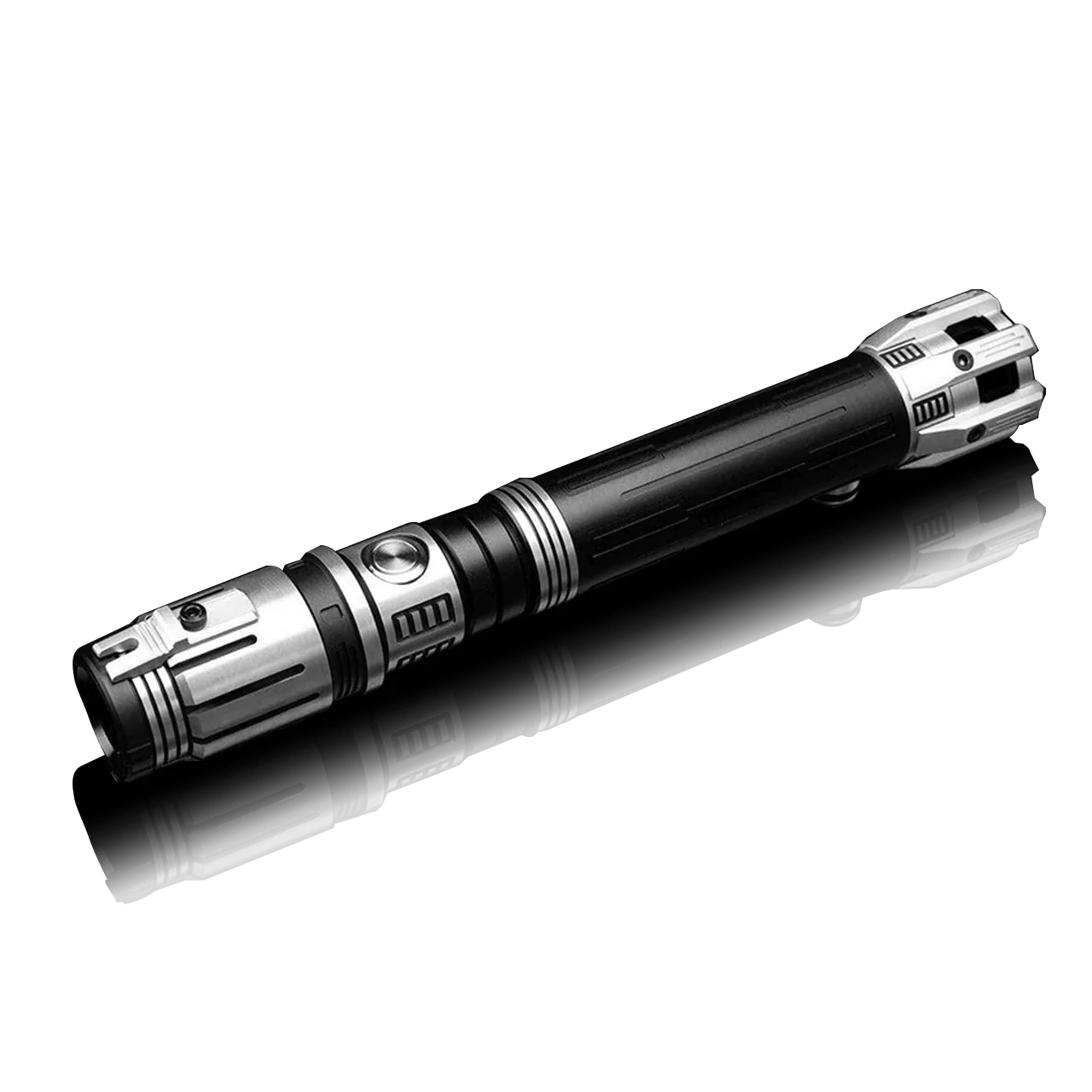 Sologaard custom lightsaber with Neopixel technology and twelve machined pieces