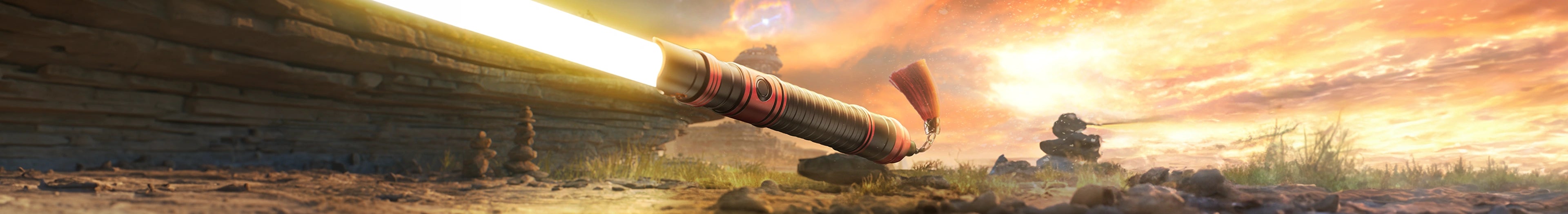 Mirah custom lightsaber with unique design and Neopixel technology