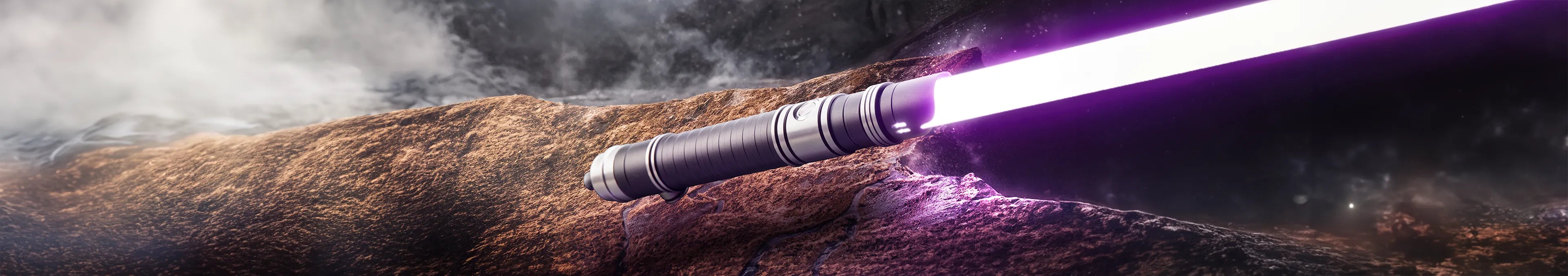 Mirah custom lightsaber with unique design and Neopixel technology