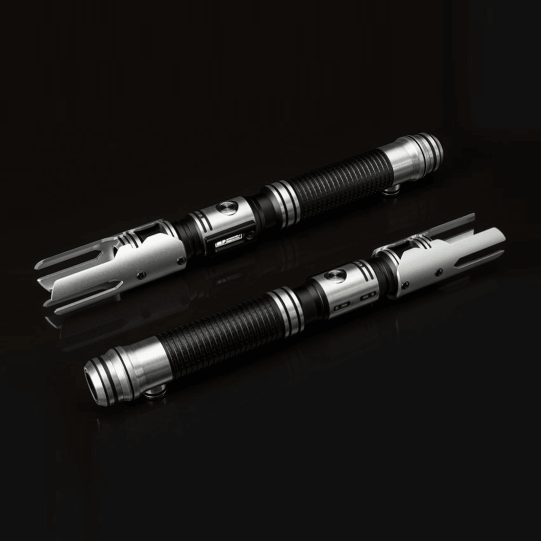 SF・ファンタジー・ホラー SABERTRIO DAEMOS ECLIPSE SILVER BLACK Sabertrio | Daemos Custom Lightsaber & Neopixel Saber