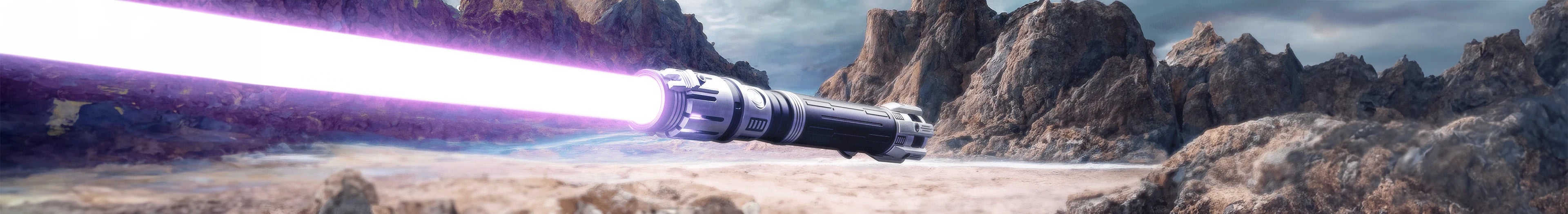 Sologaard custom lightsaber with Neopixel technology and twelve machined pieces