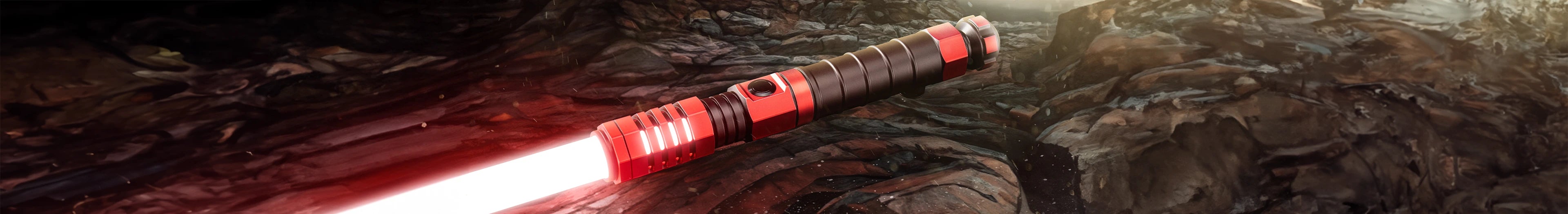 Vahlken custom lightsaber with Neopixel technology for vibrant lighting effects