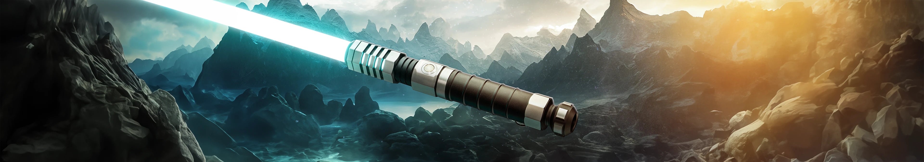 Vahlken custom lightsaber with Neopixel technology for vibrant lighting effects