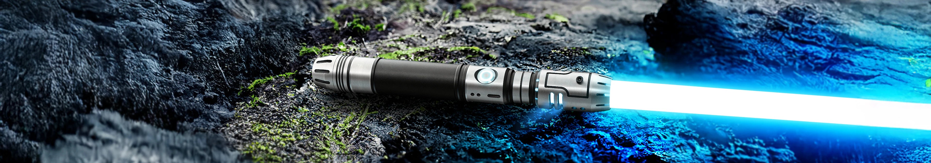Vektra custom lightsaber with signature light ring and Neopixel technology