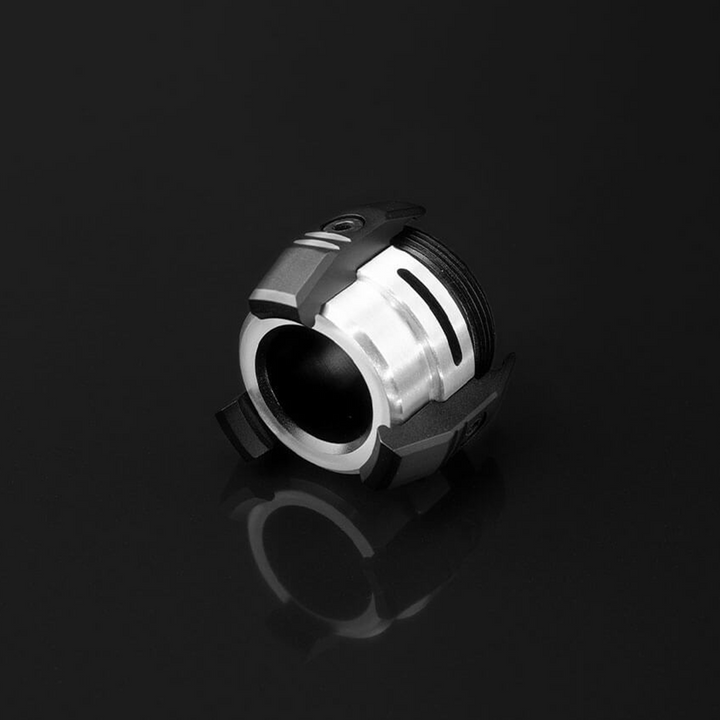 Reaver Pommel Silver Black - Sabertrio