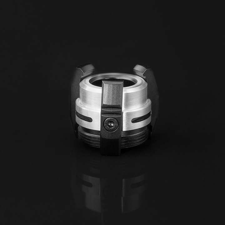 Reaver Pommel Silver Black - Sabertrio