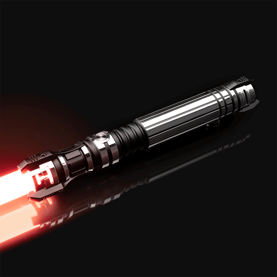 Neo Reaver (Mirrored Silver Black) – Neopixel Lightsaber | Sabertrio